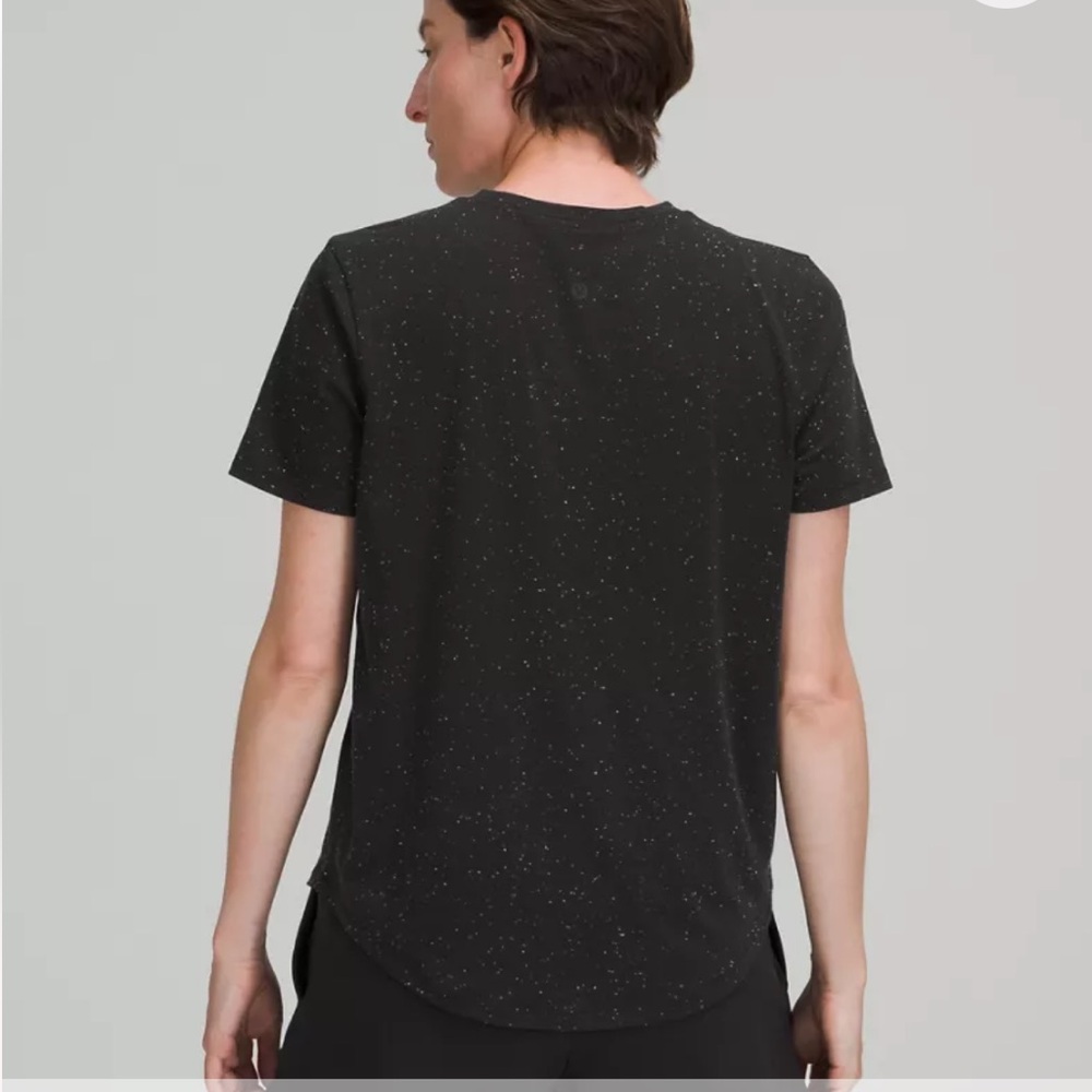 Black Speckled Women's Top